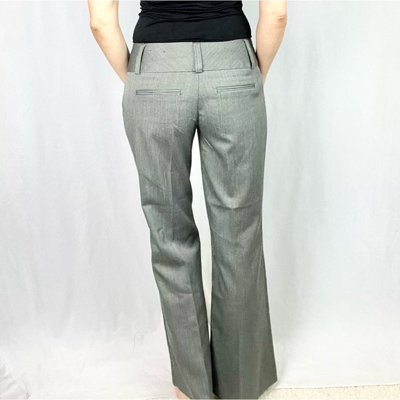 MAURICES | 🖤 Black Gray Tiny Houndstooth Print LowRise Dress Office Pants Slacks - Picture 2 of 9